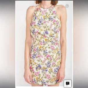 En Saison floral print mini dress SZ L